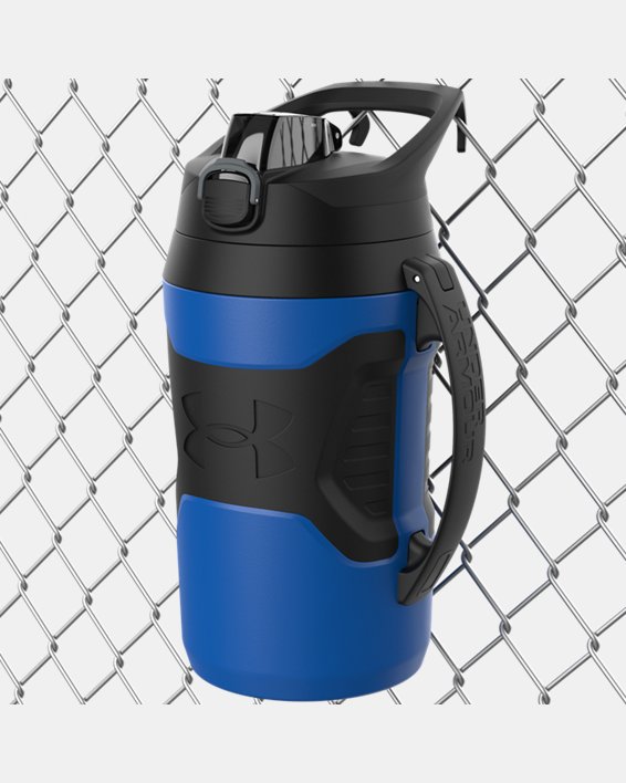 UA Playmaker Jug 64 oz. Water Bottle, Blue, pdpMainDesktop image number 7